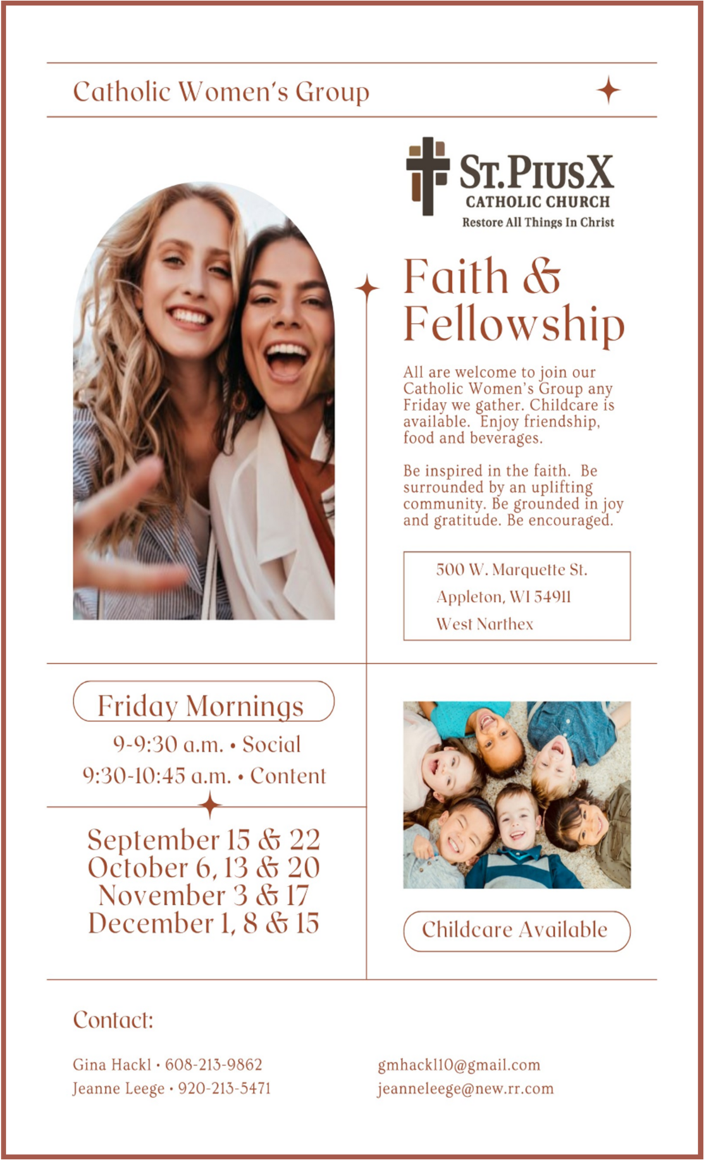 Appleton Catholic Women's Group St. Pius X Appleton, WI